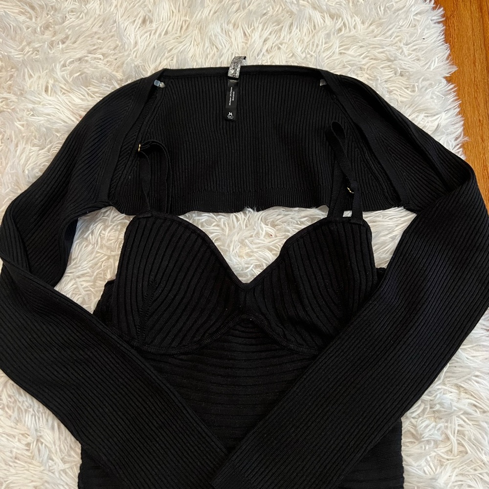 3 pieces Black tank top set